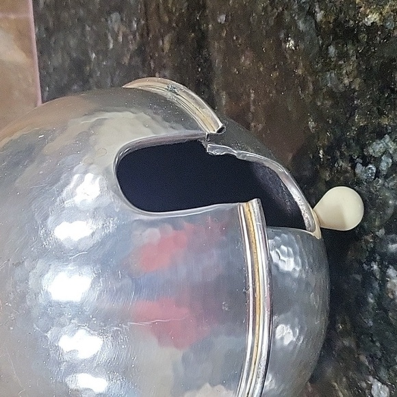 HUTSCHENREUTHER ART DECO SILVER PLATE TEA POT BAVARIA GERMANY - Picture 10 of 14